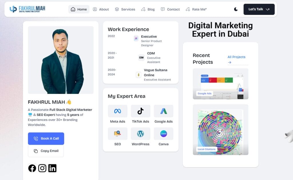 Fakhrul Miah - Digital Marketing Expert in Dubai