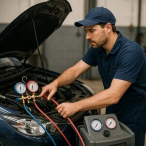 Car AC Servicing - MM Sajdaf Auto Workshop