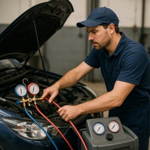 Car AC Servicing - MM Sajdaf Auto Workshop