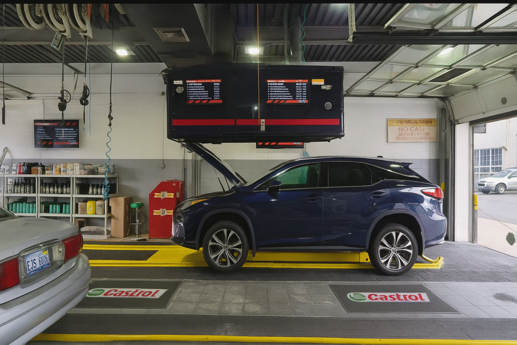 car oil change service in ras al khor industrial area , Dubai